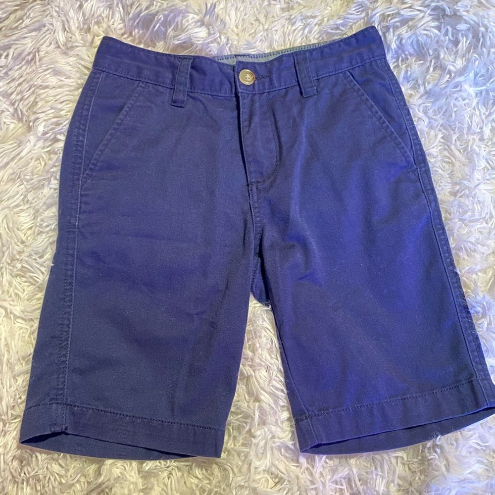 Chaps Size 10 Little Kids Dark Blue Uniform Shorts